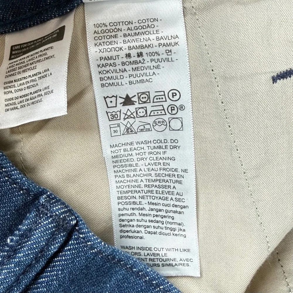 NEW Levi's Mens 38x32 XX Chino Relaxed Straight Lightweight Blue Denim Pants